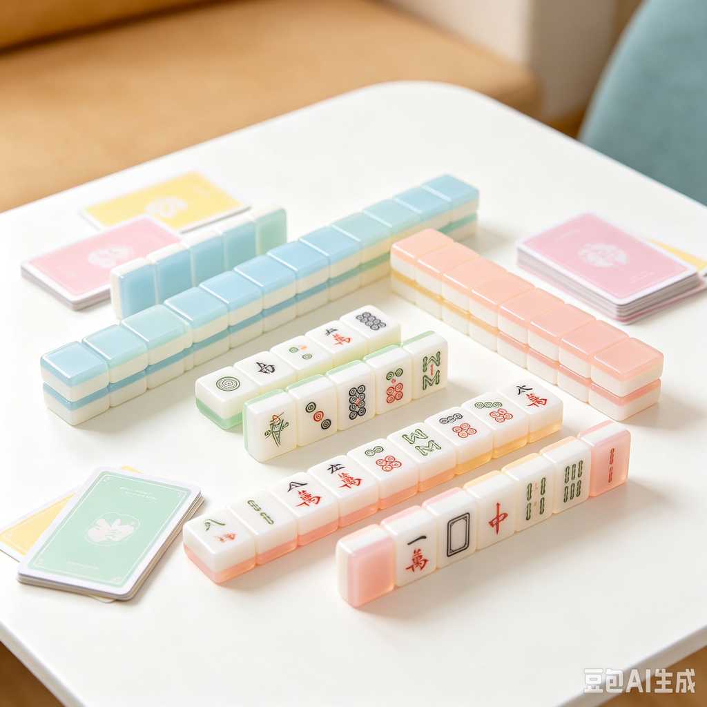 hand crafted mahjong set